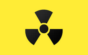 Nuclear Symbol Yellow Background Wallpaper