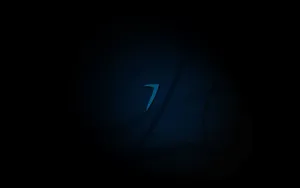 Number 7 Blue Shadow Line Wallpaper