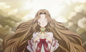 Nunnally Lamperouge Smiling In A Beautiful Setting Wallpaper