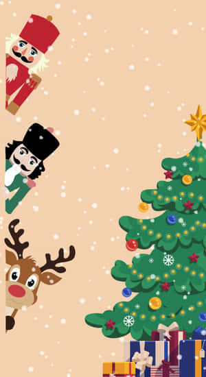 Nutcracker Holiday Characters Wallpaper
