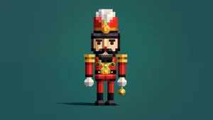Nutcracker Soldier Toy Wallpaper