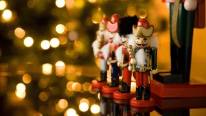 Nutcracker Soldiers Display Wallpaper