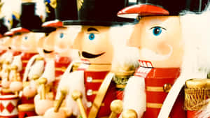 Nutcracker Soldiers Display Wallpaper