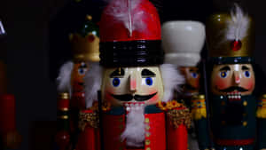 Nutcracker Soldiers Display Wallpaper