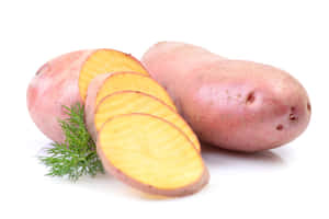 Nutritional Yellow Sweet Potato Wallpaper