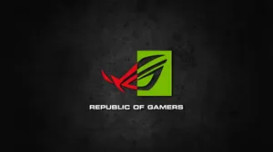 Nvidia And Asus Rog Logo Wallpaper