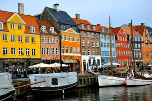 Nyhavn Port Mecca Traders And Craftsmen Wallpaper