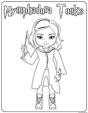 Nymphadora Tonks Coloring Page Wallpaper