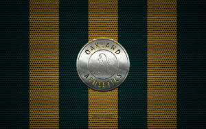 Oakland Athletics Silver Logo Wallpaper