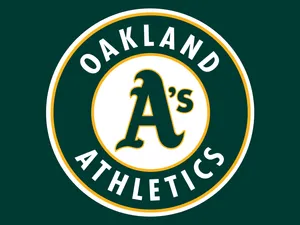 Oakland Athletics Simple Green Wallpaper