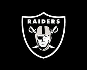 Oakland Raiders On Black Wallpaper