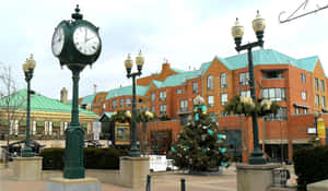 Oakville Town Square Clock Wallpaper