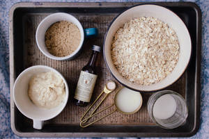 Oatmeal Cookie Ingredients Wallpaper