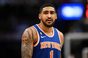 Obi Toppin New York Basketball Player Wallpaper