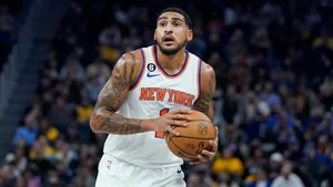 Obi Toppin New York Knicks Game Focus Wallpaper