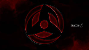 Obito's Mangekyou Sharingan Logo Wallpaper