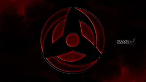 Obito's Mangekyou Sharingan Logo Wallpaper