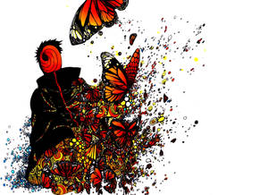 Obito Uchiha Butterfly Wallpaper