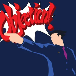 Objection Pointing Figure Graphic Wallpaper