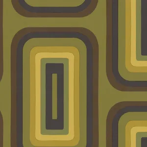 Oblong Gold Patterns [wallpaper] Wallpaper
