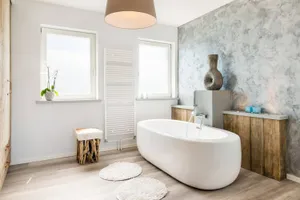 Oblong-shaped Bathtub [wallpaper] Wallpaper