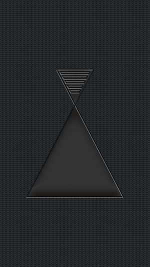 Obtuse Triangles In Black Wallpaper