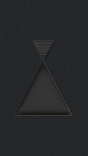 Obtuse Triangles In Black Wallpaper
