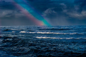 Ocean Rainbow Cool 4k Wallpaper