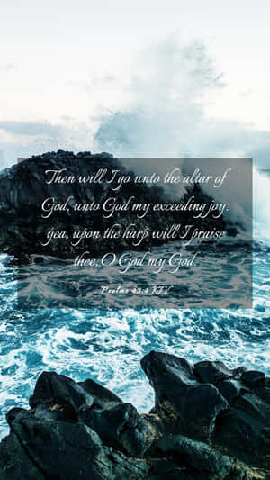 Oceanic_ Praise_ Psalm_43_4 Wallpaper