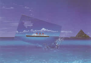 Oceanic Reflection Artworkby Hiroshi Nagai Wallpaper