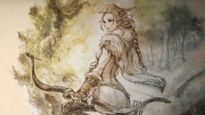 Octopath Traveler H’aanit Art Wallpaper