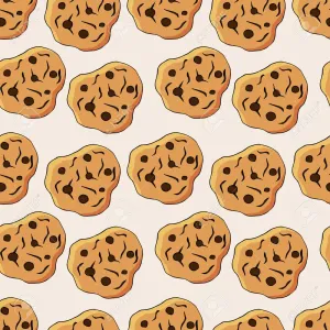 Odd-shaped Cartoon Cookie Batch Wallpaper