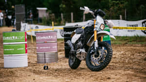 Off Road Motorcycle At Rally Event.jpg Wallpaper