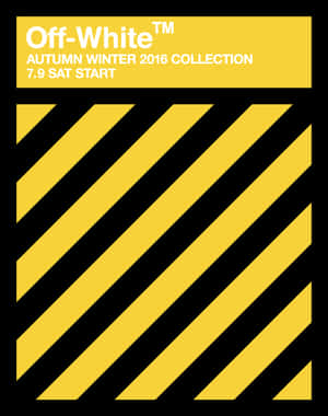 Off White Autumn 2016 Collection Wallpaper