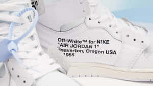 Off White Jordan 1 Oregon Usa Wallpaper