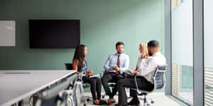 Office Group Chat Wallpaper