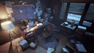 Office Hideout Wallpaper