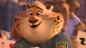 Officer Clawhauser Smiling Wallpaper