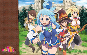 Official Konosuba Cover Wallpaper