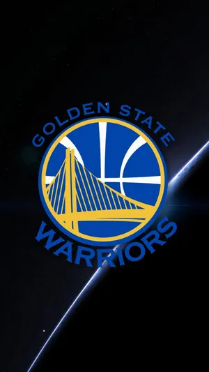 Official Logo Of National Basketball Association's Golden State Warriors Wallpaper