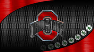 Ohio State Logo Metallic Sheen Wallpaper