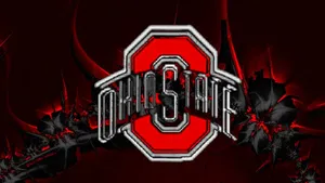 Ohio State Logo On A Black Background Wallpaper