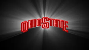 Ohio State Logo On A Black Background Wallpaper