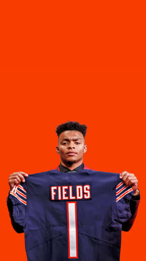 Ohio State's Qb Justin Fields Wallpaper