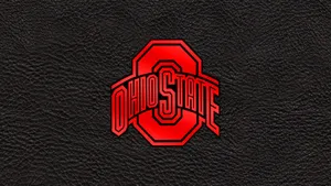 Ohio State University Leather Texture Wallpaper