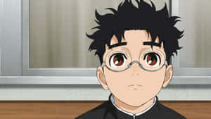 Okarun Anime Character Closeup Wallpaper