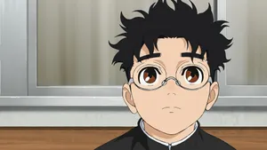 Okarun Anime Character Closeup Wallpaper