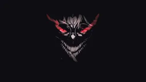 Okarun Dark Demon Mask Wallpaper