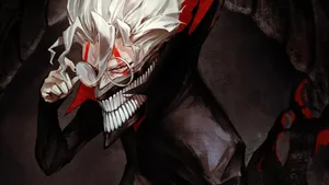 Okarun Dark Masked Character Wallpaper