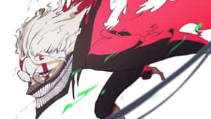 Okarun Intense Action Scene Wallpaper